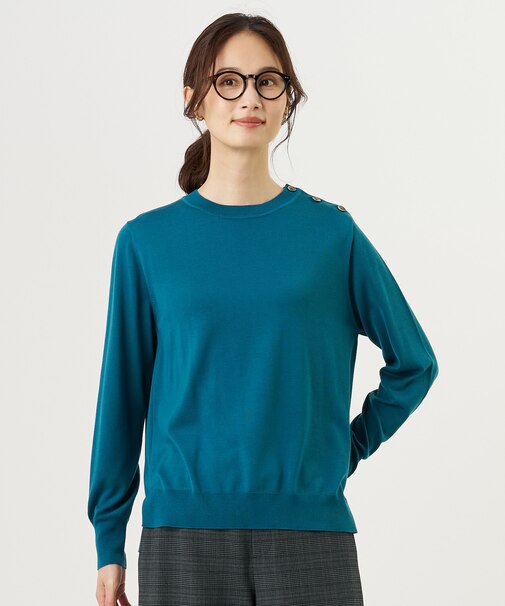 SILKY WOOL クルーネック ニット