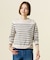 SILKY WOOL ボーダー ニット