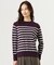 SILKY WOOL ボーダー ニット