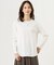 【2WAY・レイヤードスタイルに】コットンスムース シャツテール カットソー