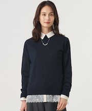【シーンレスに活躍】PURE WOOL ハイネック ニット