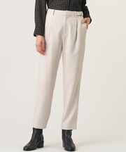 【WEB限定カラーあり・人気素材・新型】ツムギートflannel テーパード パンツ
