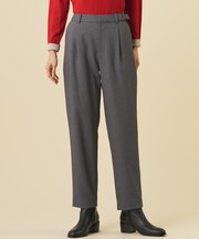 【WEB限定カラーあり・人気素材・新型】ツムギートflannel テーパード パンツ