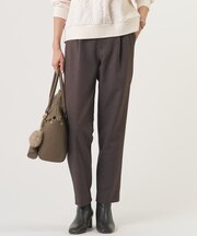 【WEB限定カラーあり・人気素材・新型】ツムギートflannel テーパード パンツ