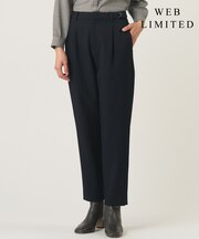 【WEB限定カラーあり・人気素材・新型】ツムギートflannel テーパード パンツ