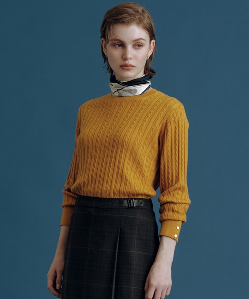 【人気定番アイテム】KNIT BASIC クルーネック ニット