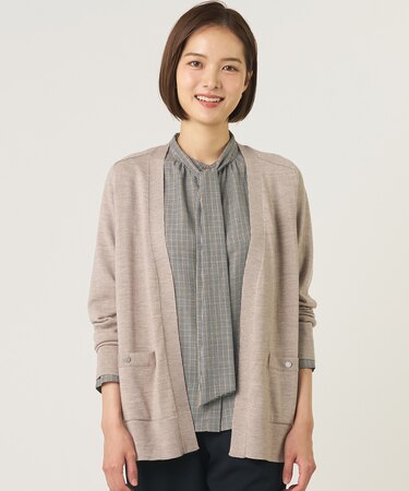 【人気定番アイテム・着丈選べる】KNIT BASIC ロング カーディガン