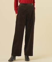 【WEB限定カラーあり】AIR DUROY LIGHT セミ ワイド パンツ