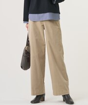 【WEB限定カラーあり】AIR DUROY LIGHT セミ ワイド パンツ