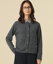 【季節の変わり目に】WORSTED WOOL BLEND カーディガン