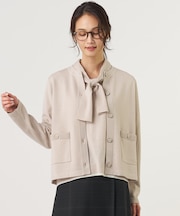 【季節の変わり目に】WORSTED WOOL BLEND カーディガン