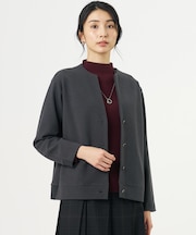 【季節の変わり目に】キーネック ブルゾン