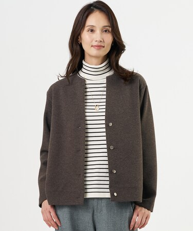 【季節の変わり目に】キーネック ブルゾン