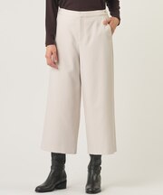 【WEB限定カラーあり・人気定番アイテム】ツムギートflannel クロップド パンツ