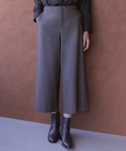 【WEB限定カラーあり・人気定番アイテム】ツムギートflannel クロップド パンツ