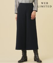 【WEB限定カラーあり・人気定番アイテム】ツムギートflannel クロップド パンツ