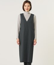 T/W ミルドチェック＆千鳥 ジャンパー スカート