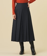 【WEB限定カラーあり】T/W ミルドチェック&千鳥 プリーツ スカート