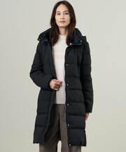 【シーンレスに活躍・2way】タフタダウン ロング丈 コート