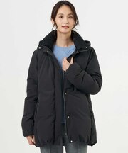 【WEB限定カラーあり・シーンレスに活躍・2way】タフタダウン ステッチレス コート