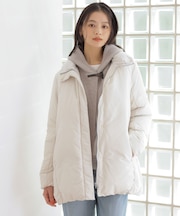 【WEB限定カラーあり・シーンレスに活躍・2way】タフタダウン ステッチレス コート