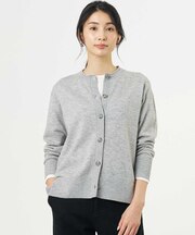 【人気素材・WEB限定カラーあり】CASHMERE BLEND クルーネック ニット カーディガン
