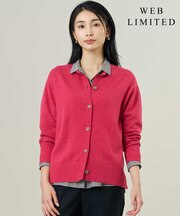 【人気素材・WEB限定カラーあり】CASHMERE BLEND クルーネック ニット カーディガン