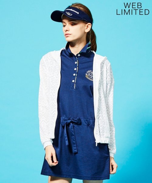 WOMEN】【WEB限定】【UV/吸汗速乾】チュニック ワンピース｜ニジュウ