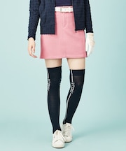 【WOMEN】【手洗い可】クロスサーモツイル 台形 スカート