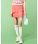 【WOMEN】【ストレッチ性】チノヘムレイヤースカート 普段のコーデに華やかさをプラス