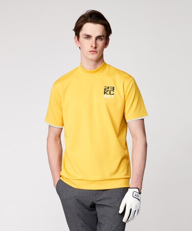 【MEN】【吸水速乾・UVケア】ベア天竺 モックネックシャツ 適度な厚さで1枚で決まる