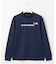 【MEN】フロントロゴ モックネックシャツ