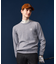 【MEN】【ウォッシャブル】ストレッチ カラーニット
