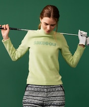 カラー豊富！【WOMEN】【吸湿発熱】グランサーモ モックネック カットソー