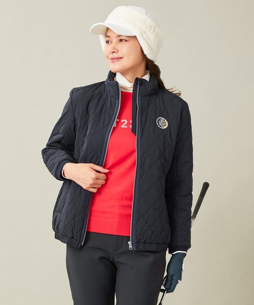 WOMEN】【防寒】キルティング ブルゾン｜ニジュウサンクゴルフの通販