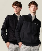 【MEN】リバーシブル ニットブルゾン 1着で2つコーデが楽しめる 柔らかい肌触り