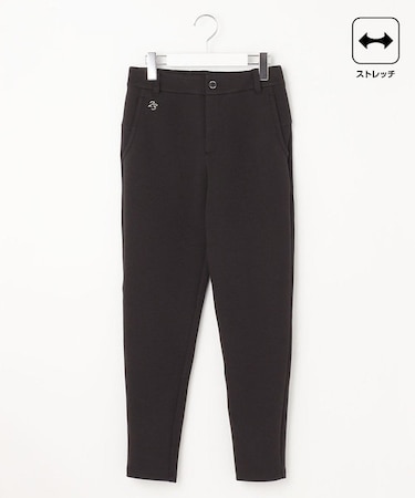 【WOMEN】【ストレッチ】テーパード ジャージパンツ