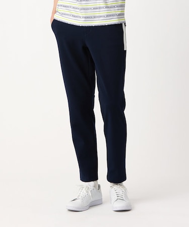 【MEN】【ストレッチ】バックメッシュポンチ テーパードパンツ