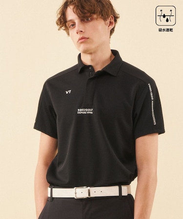 【MEN】【吸水速乾】ポンチコンビ ポロシャツ