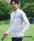 【MEN】【吸水速乾/UVカット】スポーティ モックネックシャツ