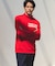 【MEN】【吸水速乾/UVカット】スポーティ モックネックシャツ