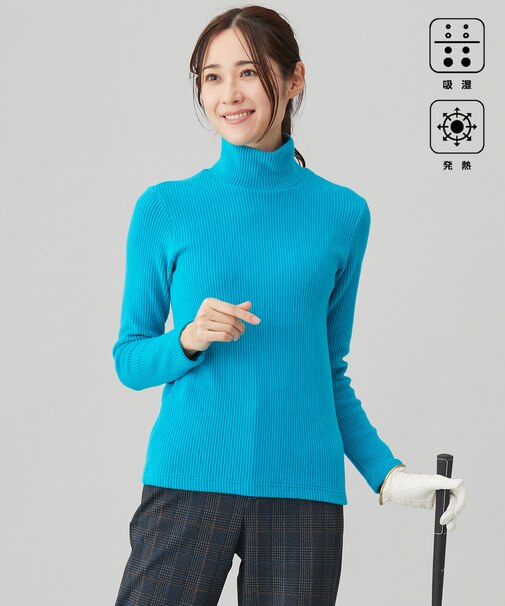 【WOMEN】グランサーモリブ モックネック 保温性抜群なのに着膨れ感軽減 お出かけにも◎