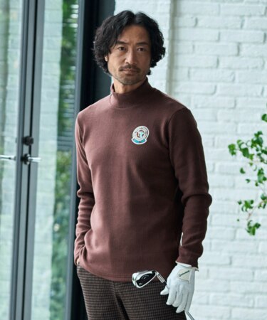 【MEN】冬の暖かトップス！グランサーモリブ モックネック