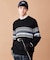 【MEN】【ウォッシャブル】フェアアイル柄ニット