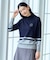 【WOMEN/EC限定】カラーブロック モックニット