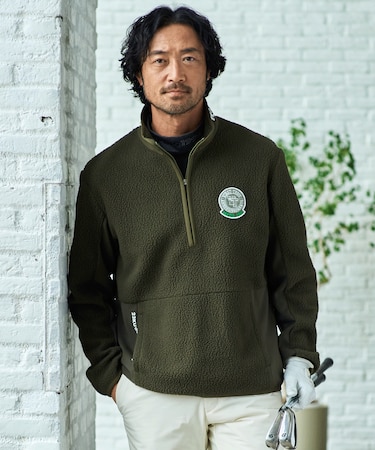 【MEN】ボアフリースプルオーバー