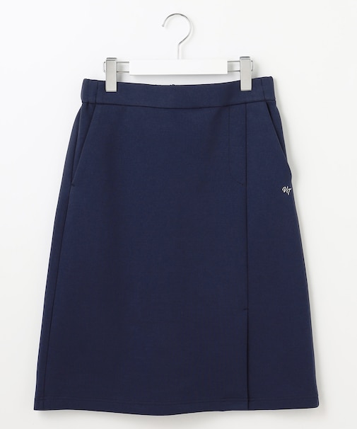 【WOMEN/EC限定】膝丈ジャージー スカート 履き心地抜群 ご近所へのお出かけにも◎