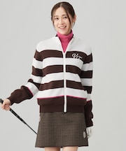 【WOMEN】リバーシブルニットブルゾン