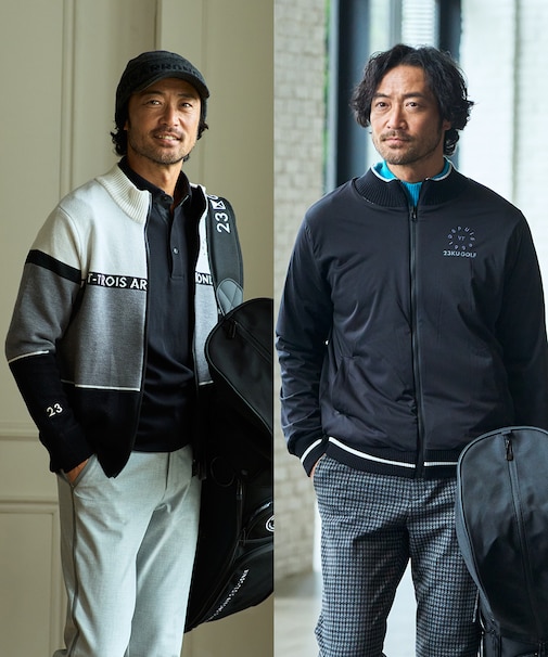 【MEN】リバーシブルニットブルゾン