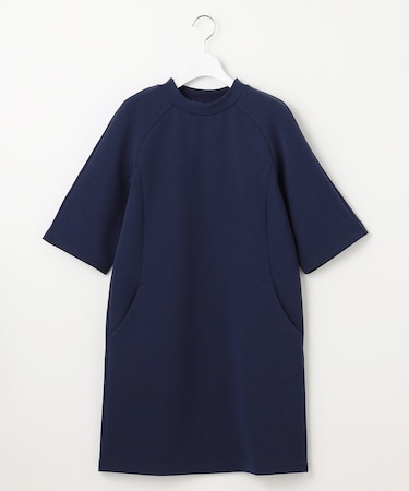 【WOMEN】きれいめ ジャージー ワンピース 体型カバー 動きやすさ抜群 オールシーズンOK